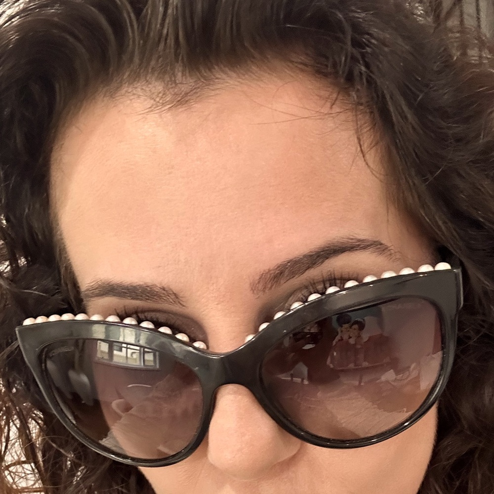 Chanel pearl sunglasses